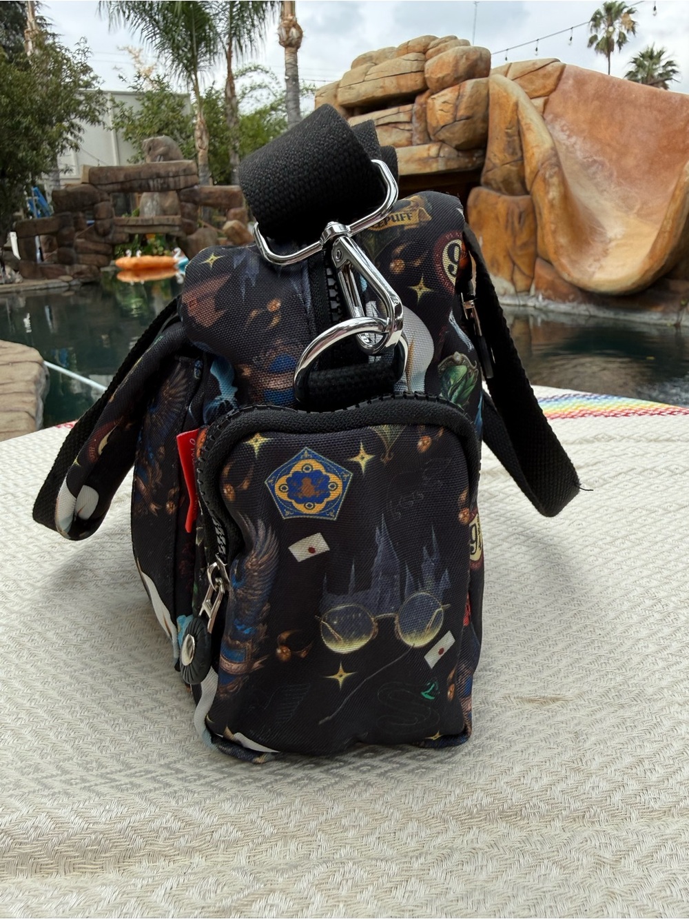 Harry Potter Black Patterned Crossbody Bag - Picture 3 of 3